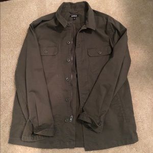 Express Olive Green Field Jacket